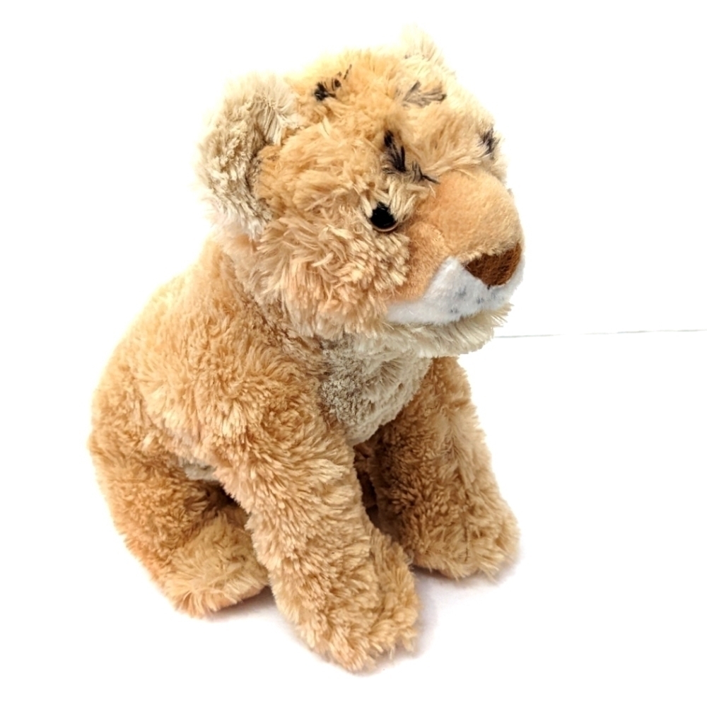 2/$20 Wild Republic Tan Baby Lion Cub Plush 11”